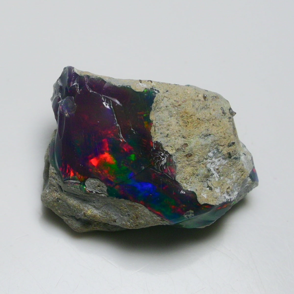 Black Opal 26.20 Carats | Natural Black Ethiopian Opal Rough - Ready for Cutting & Jewelry!