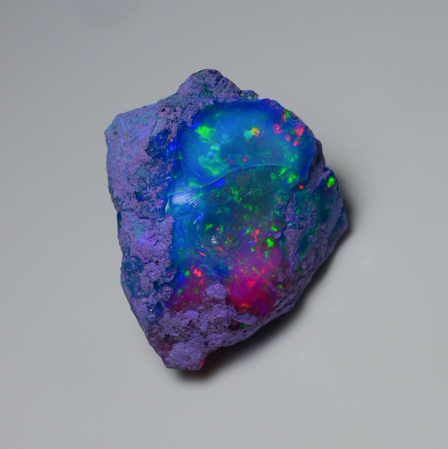 Very Rare Bi-Color Opal Rough 46.05 Cts Natural Ethiopian Opal Raw Jewelry Grade