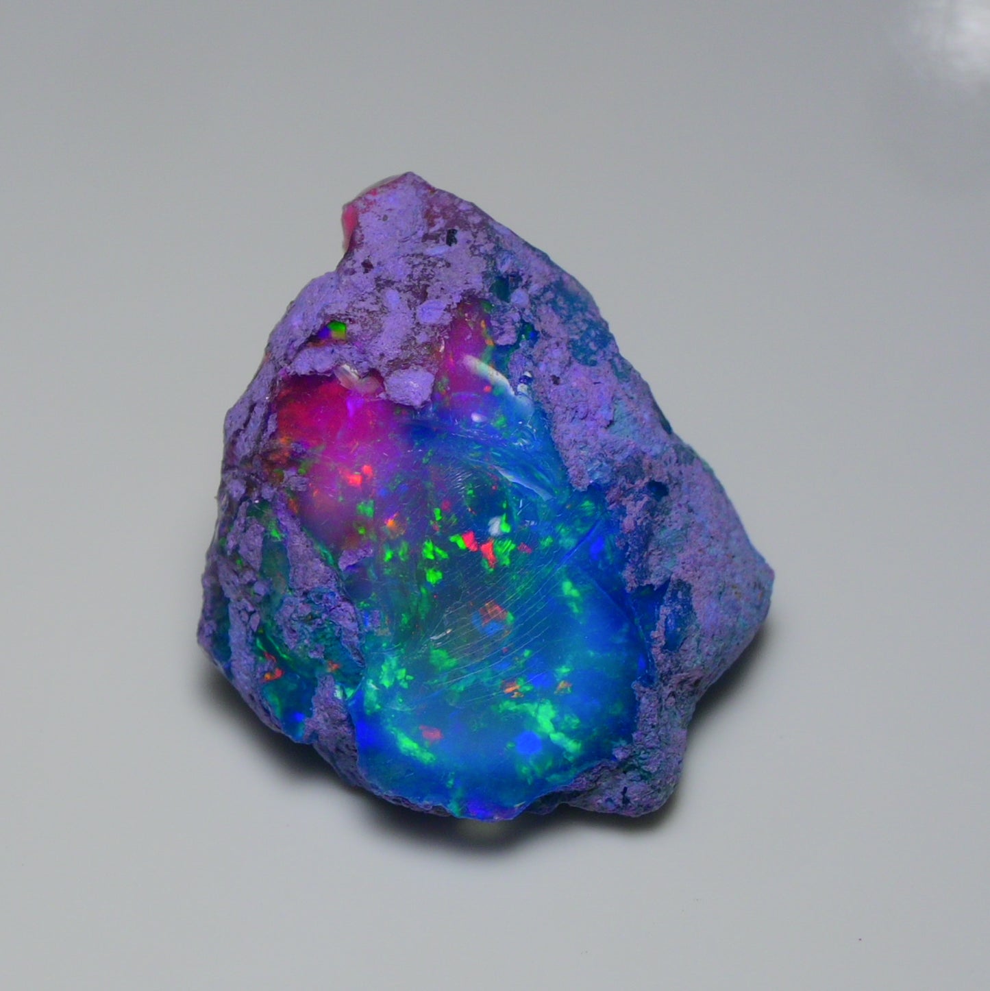 Very Rare Bi-Color Opal Rough 46.05 Cts Natural Ethiopian Opal Raw Jewelry Grade