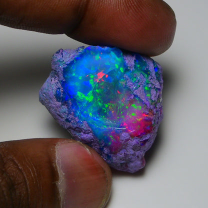 Very Rare Bi-Color Opal Rough 46.05 Cts Natural Ethiopian Opal Raw Jewelry Grade