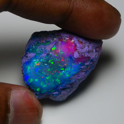 Very Rare Bi-Color Opal Rough 46.05 Cts Natural Ethiopian Opal Raw Jewelry Grade