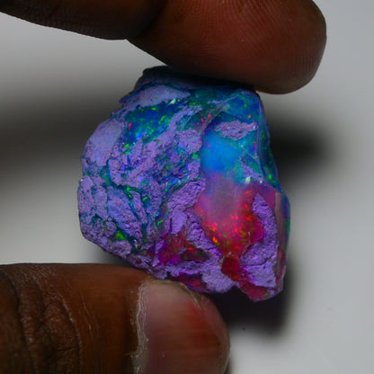 Very Rare Bi-Color Opal Rough 46.05 Cts Natural Ethiopian Opal Raw Jewelry Grade