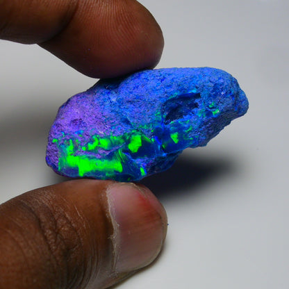 Very Rare Bi-Color Opal Rough 50.65 Cts Natural Ethiopian Opal Raw Jewelry Grade