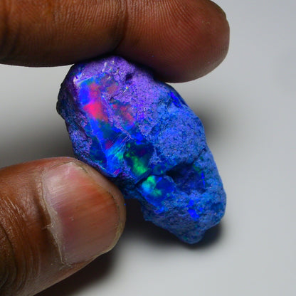 Very Rare Bi-Color Opal Rough 50.65 Cts Natural Ethiopian Opal Raw Jewelry Grade