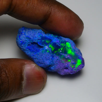 Very Rare Bi-Color Opal Rough 50.65 Cts Natural Ethiopian Opal Raw Jewelry Grade