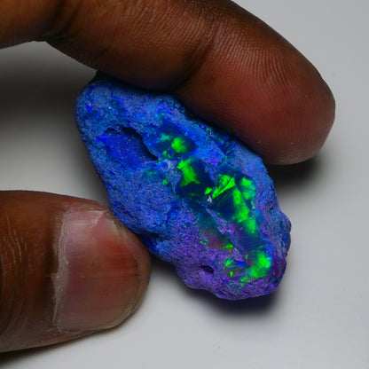 Very Rare Bi-Color Opal Rough 50.65 Cts Natural Ethiopian Opal Raw Jewelry Grade