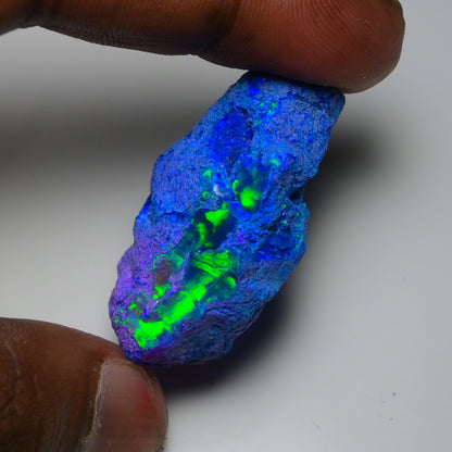 Very Rare Bi-Color Opal Rough 50.65 Cts Natural Ethiopian Opal Raw Jewelry Grade