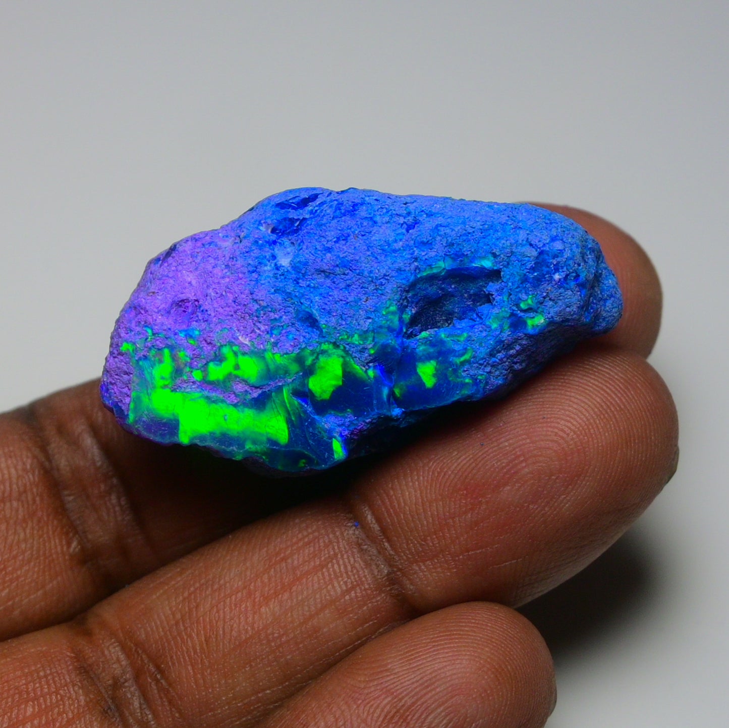 Very Rare Bi-Color Opal Rough 50.65 Cts Natural Ethiopian Opal Raw Jewelry Grade