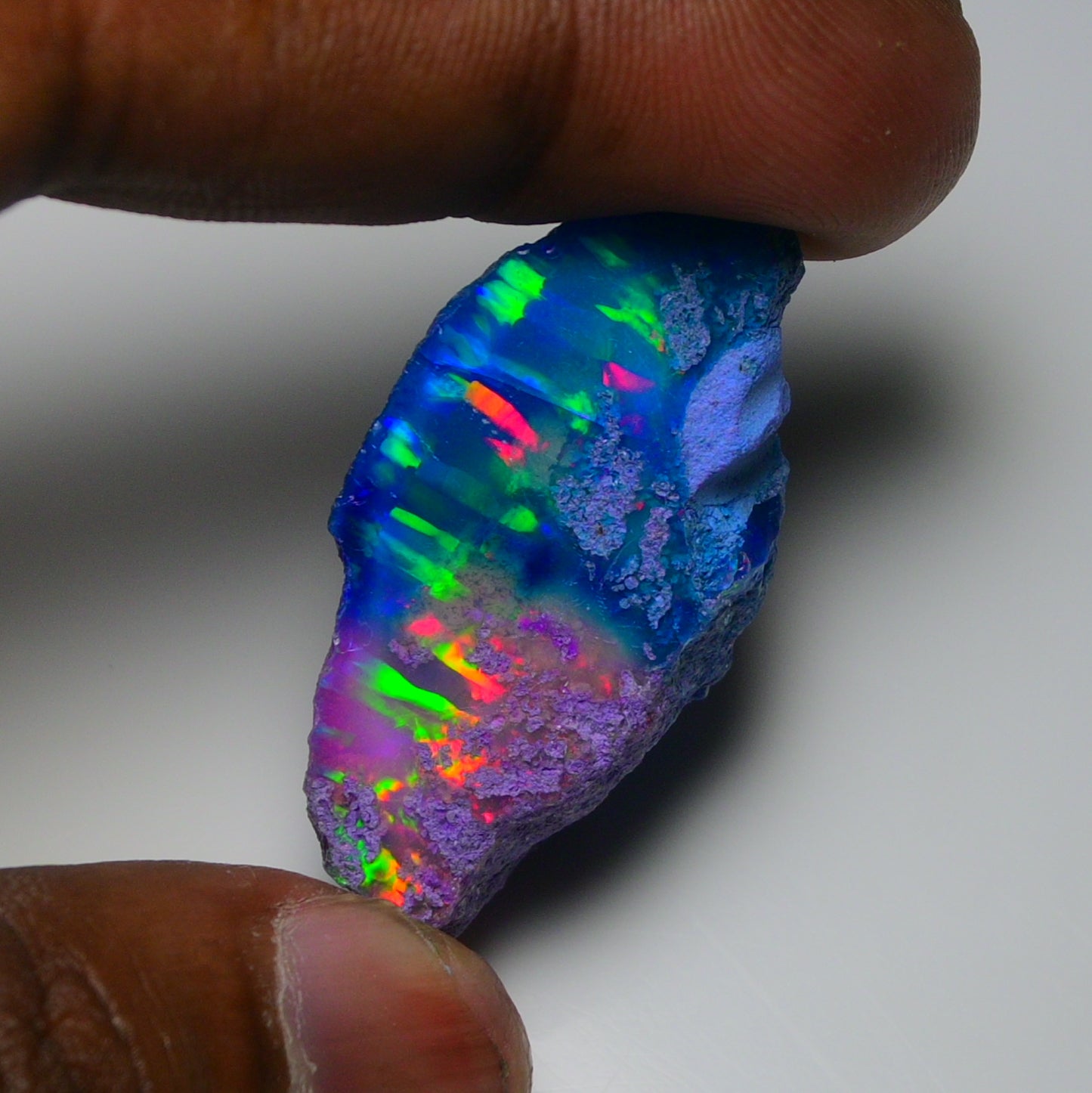 Very Rare Bi-Color Opal Rough 47.65 Cts Natural Ethiopian Opal Raw Jewelry Grade