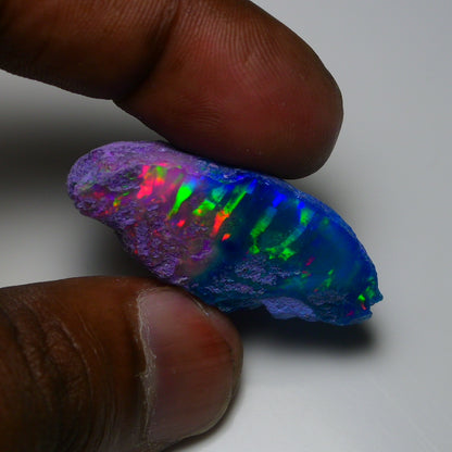 Very Rare Bi-Color Opal Rough 47.65 Cts Natural Ethiopian Opal Raw Jewelry Grade