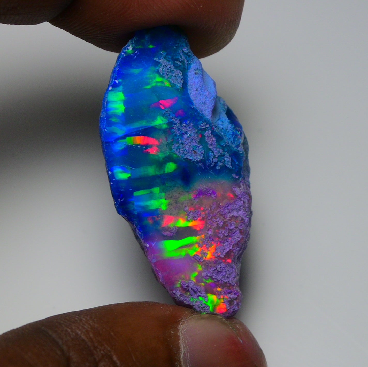 Very Rare Bi-Color Opal Rough 47.65 Cts Natural Ethiopian Opal Raw Jewelry Grade