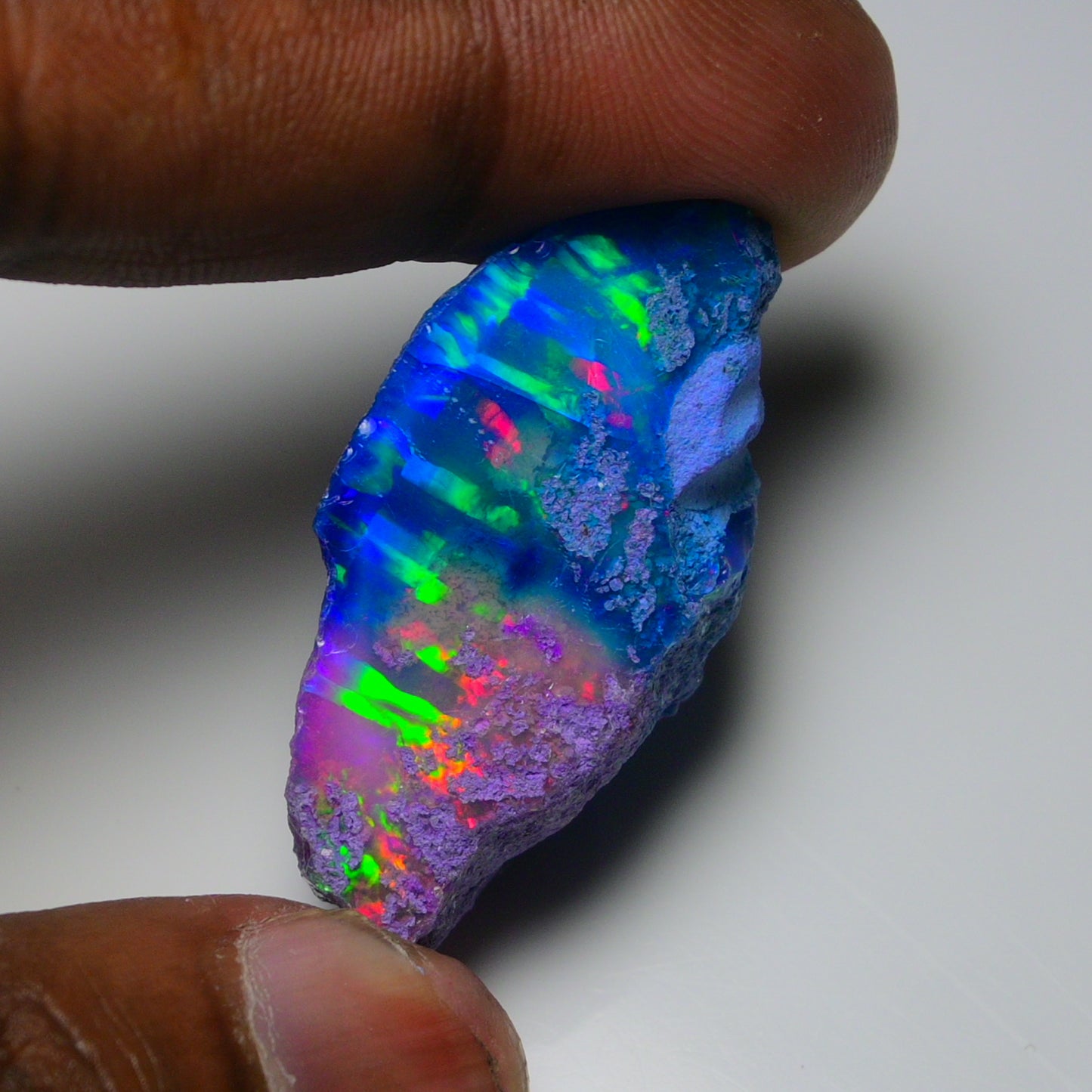Very Rare Bi-Color Opal Rough 47.65 Cts Natural Ethiopian Opal Raw Jewelry Grade