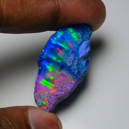 Very Rare Bi-Color Opal Rough 47.65 Cts Natural Ethiopian Opal Raw Jewelry Grade