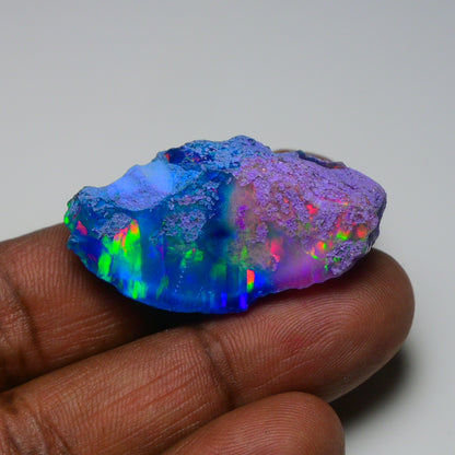 Very Rare Bi-Color Opal Rough 47.65 Cts Natural Ethiopian Opal Raw Jewelry Grade