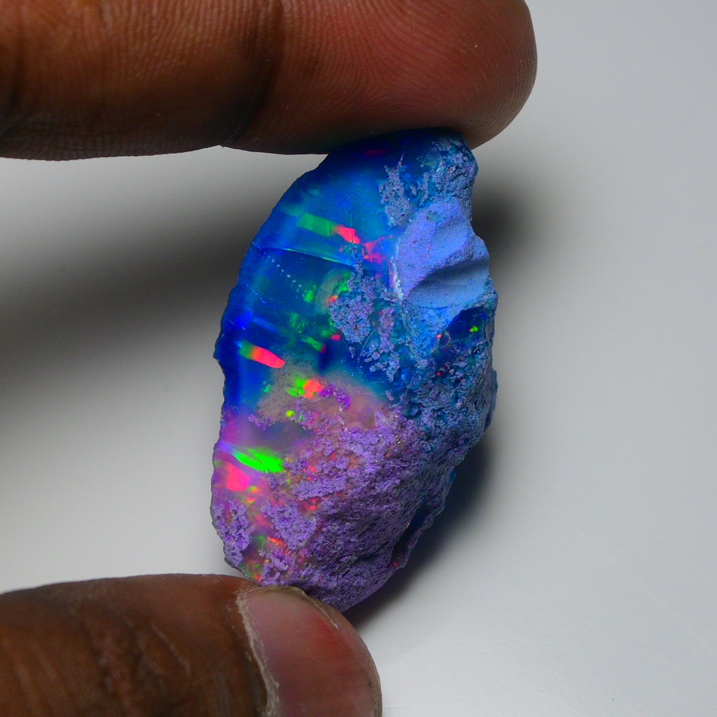 Very Rare Bi-Color Opal Rough 47.65 Cts Natural Ethiopian Opal Raw Jewelry Grade