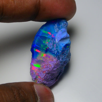 Very Rare Bi-Color Opal Rough 47.65 Cts Natural Ethiopian Opal Raw Jewelry Grade