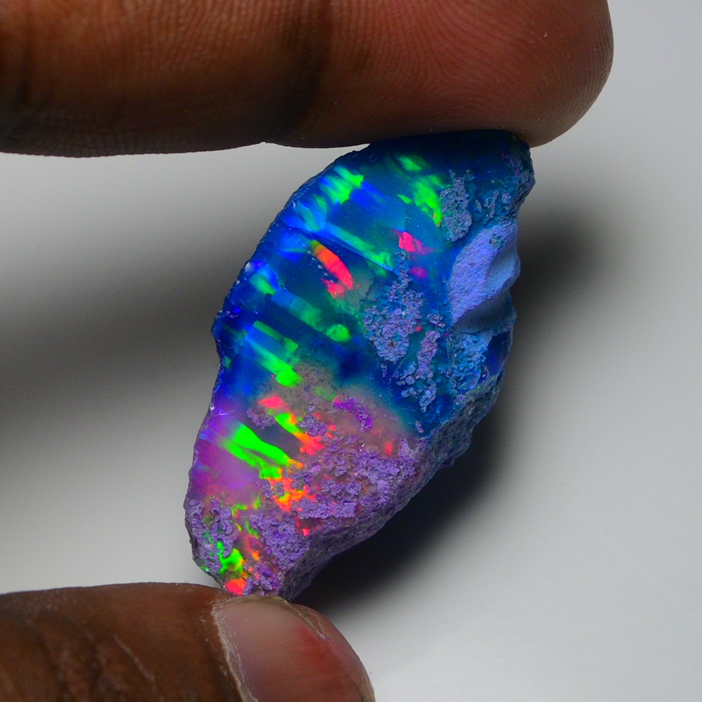 Very Rare Bi-Color Opal Rough 47.65 Cts Natural Ethiopian Opal Raw Jewelry Grade