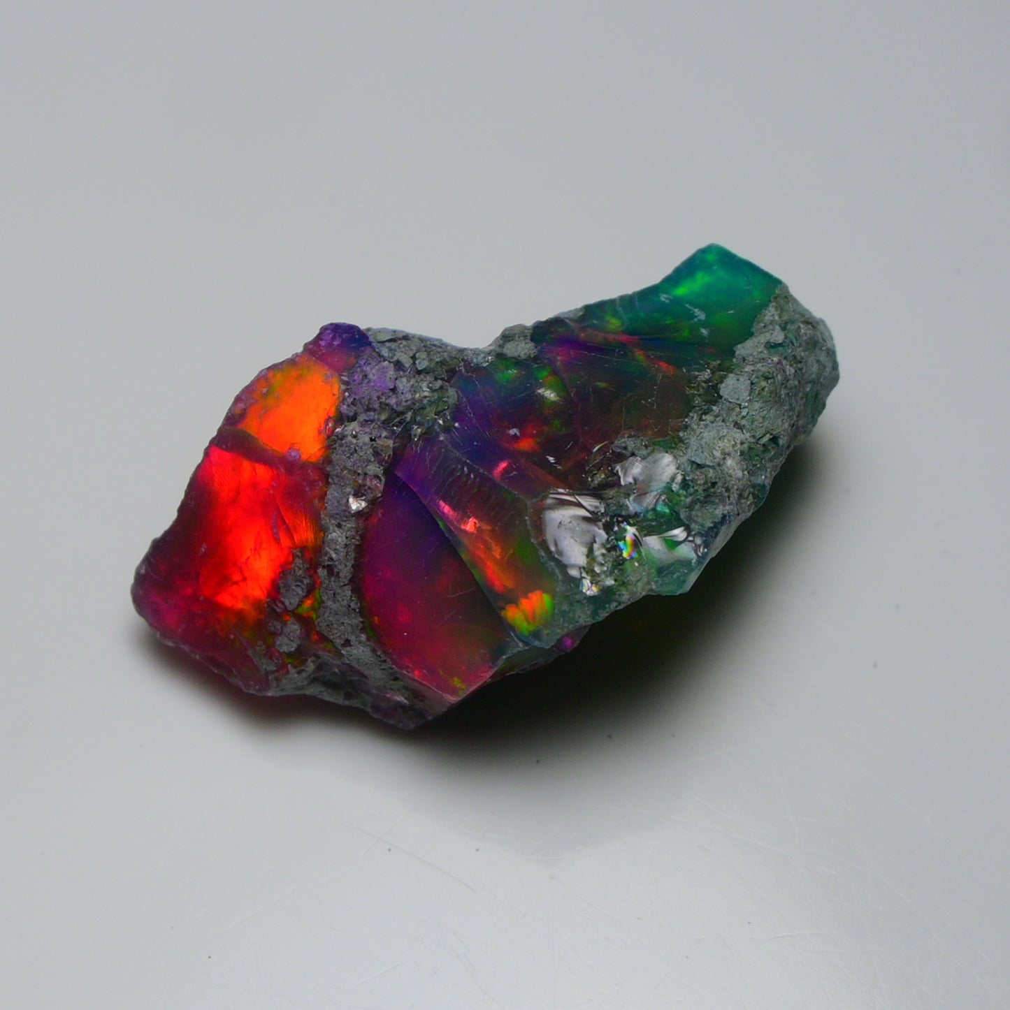 Very Rare Bi-Color Opal Rough 46.35 Cts Natural Ethiopian Opal Raw Jewelry Grade