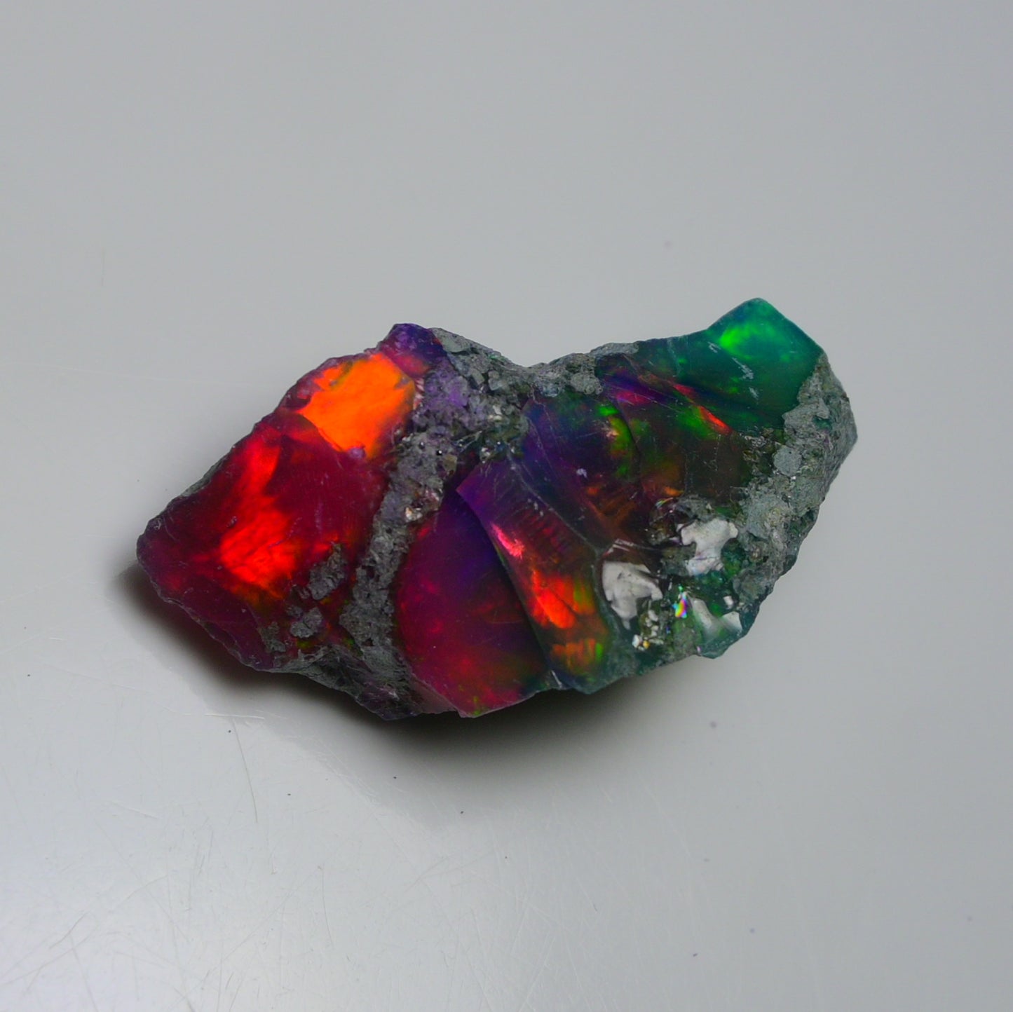 Very Rare Bi-Color Opal Rough 46.35 Cts Natural Ethiopian Opal Raw Jewelry Grade