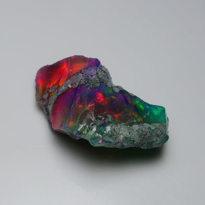 Very Rare Bi-Color Opal Rough 46.35 Cts Natural Ethiopian Opal Raw Jewelry Grade