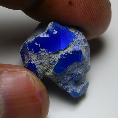 Rare Blue Opal 18.20 Carats | Natural Blue Ethiopian Opal Rough - Ready for Cutting & Jewelry!