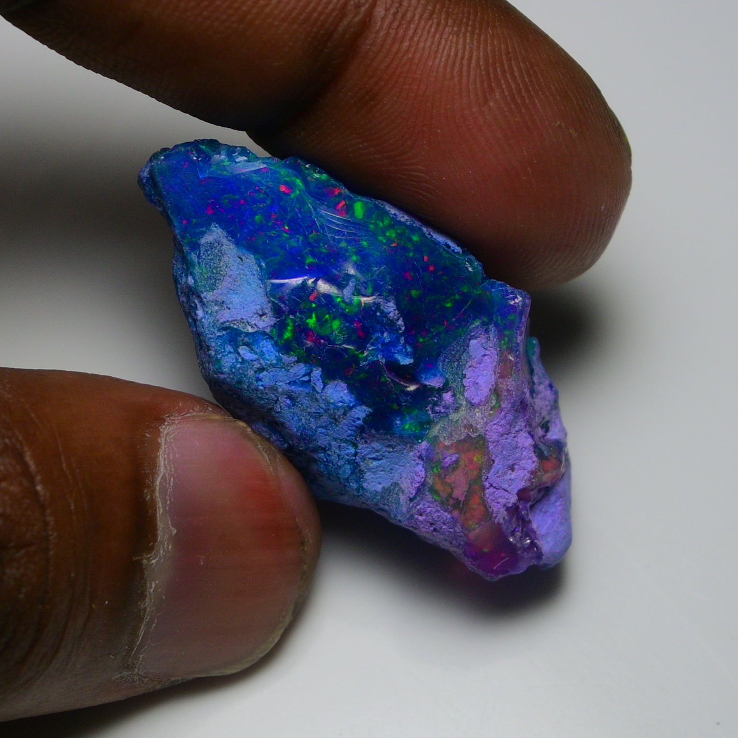 Very Rare Bi-Color Opal Rough 41.20 Cts Natural Ethiopian Opal Raw Jewelry Grade