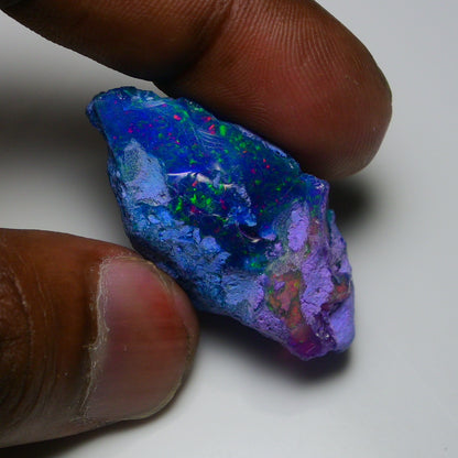 Very Rare Bi-Color Opal Rough 41.20 Cts Natural Ethiopian Opal Raw Jewelry Grade