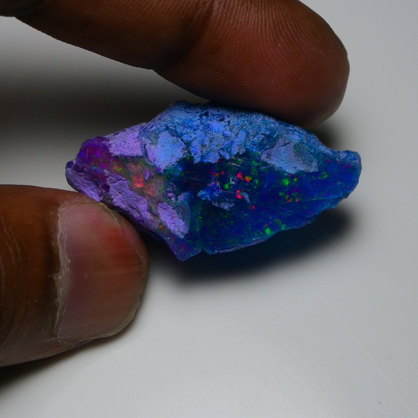 Very Rare Bi-Color Opal Rough 41.20 Cts Natural Ethiopian Opal Raw Jewelry Grade