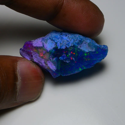 Very Rare Bi-Color Opal Rough 41.20 Cts Natural Ethiopian Opal Raw Jewelry Grade