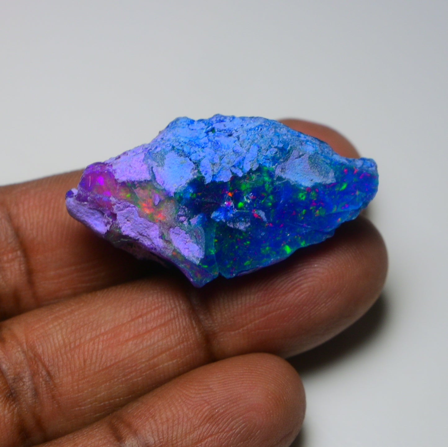 Very Rare Bi-Color Opal Rough 41.20 Cts Natural Ethiopian Opal Raw Jewelry Grade