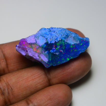 Very Rare Bi-Color Opal Rough 41.20 Cts Natural Ethiopian Opal Raw Jewelry Grade