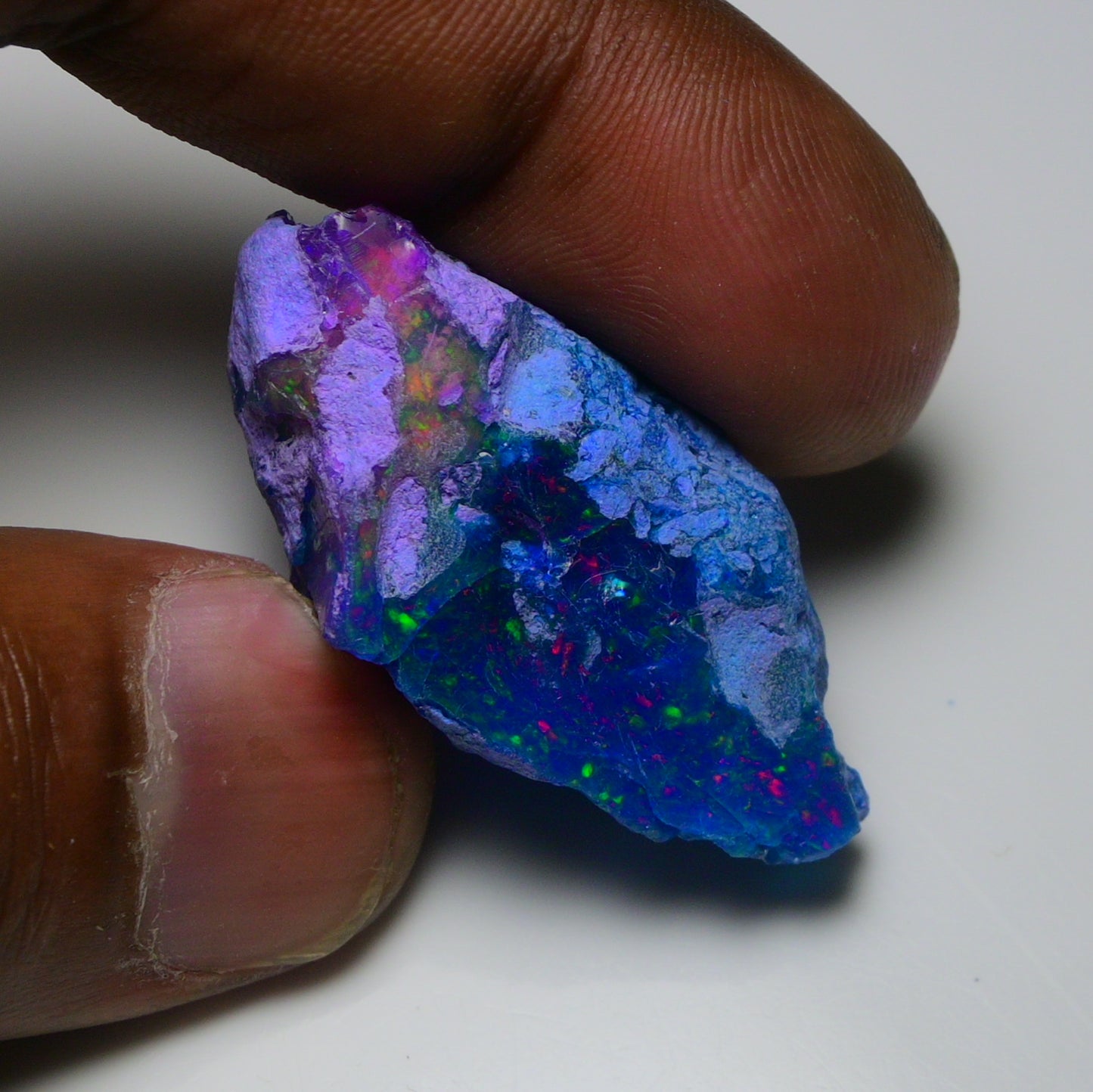 Very Rare Bi-Color Opal Rough 41.20 Cts Natural Ethiopian Opal Raw Jewelry Grade