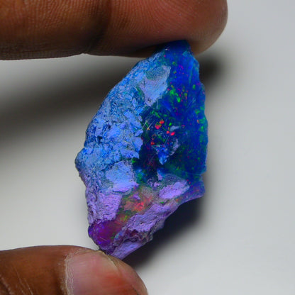 Very Rare Bi-Color Opal Rough 41.20 Cts Natural Ethiopian Opal Raw Jewelry Grade