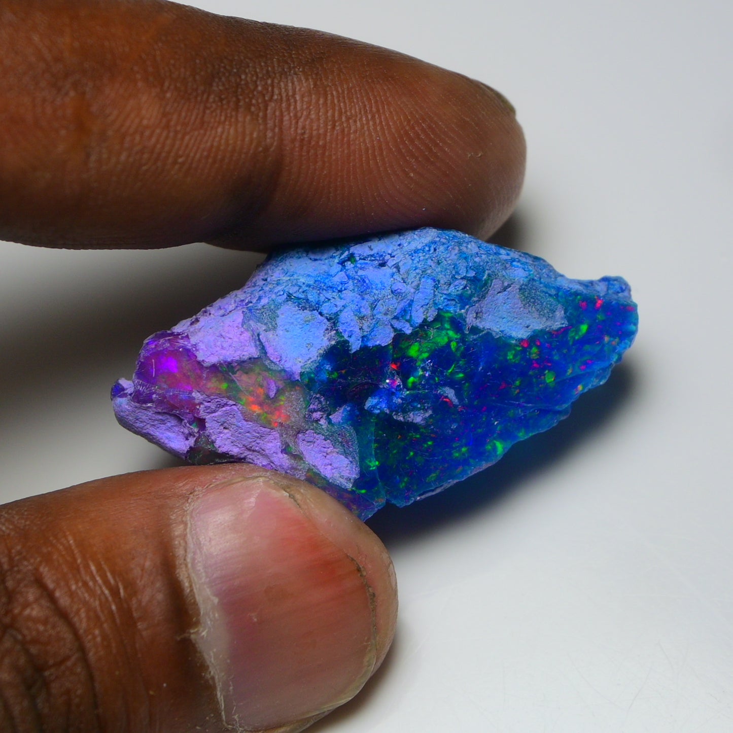 Very Rare Bi-Color Opal Rough 41.20 Cts Natural Ethiopian Opal Raw Jewelry Grade