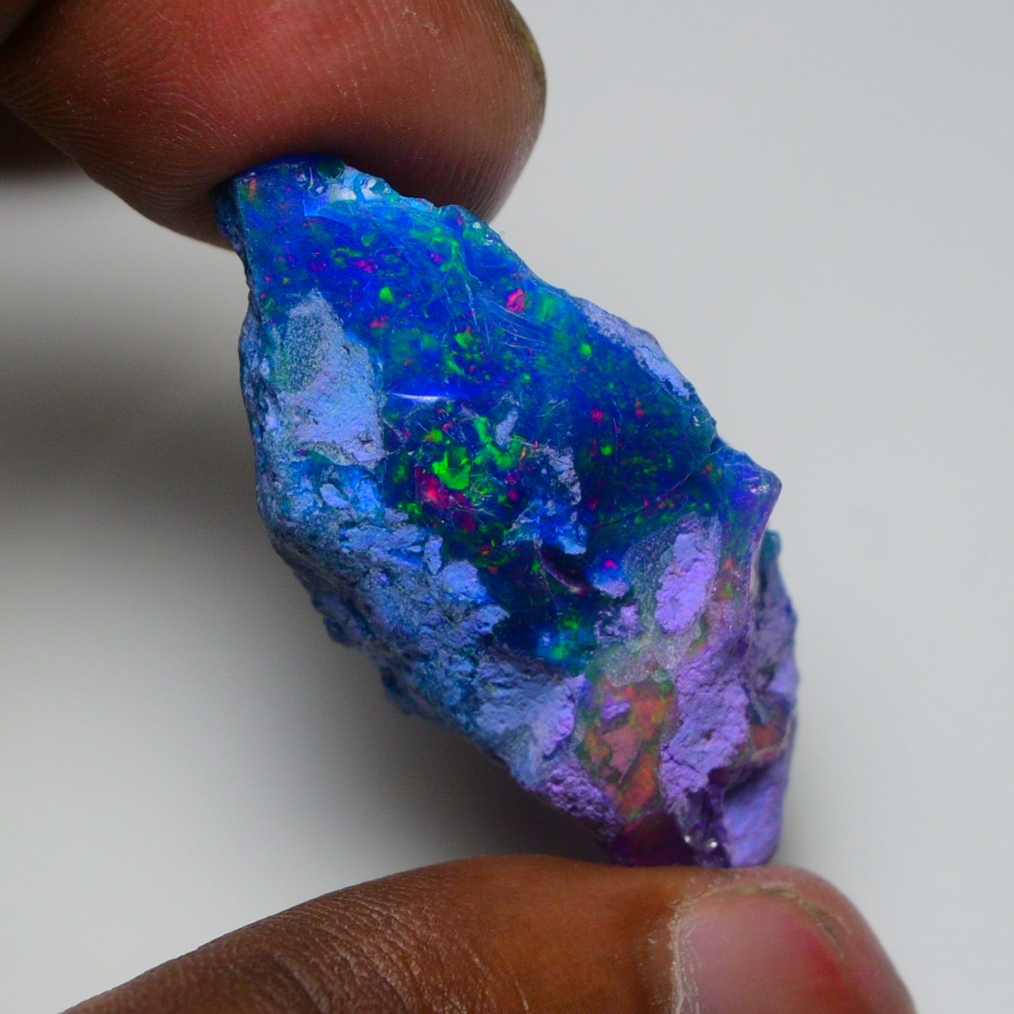 Very Rare Bi-Color Opal Rough 41.20 Cts Natural Ethiopian Opal Raw Jewelry Grade
