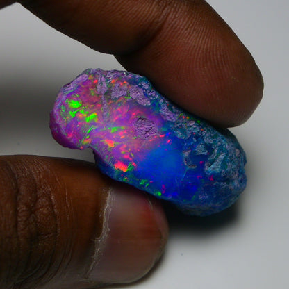 Very Rare Bi-Color Opal Rough 50.00 Cts Natural Ethiopian Opal Raw Jewelry Grade