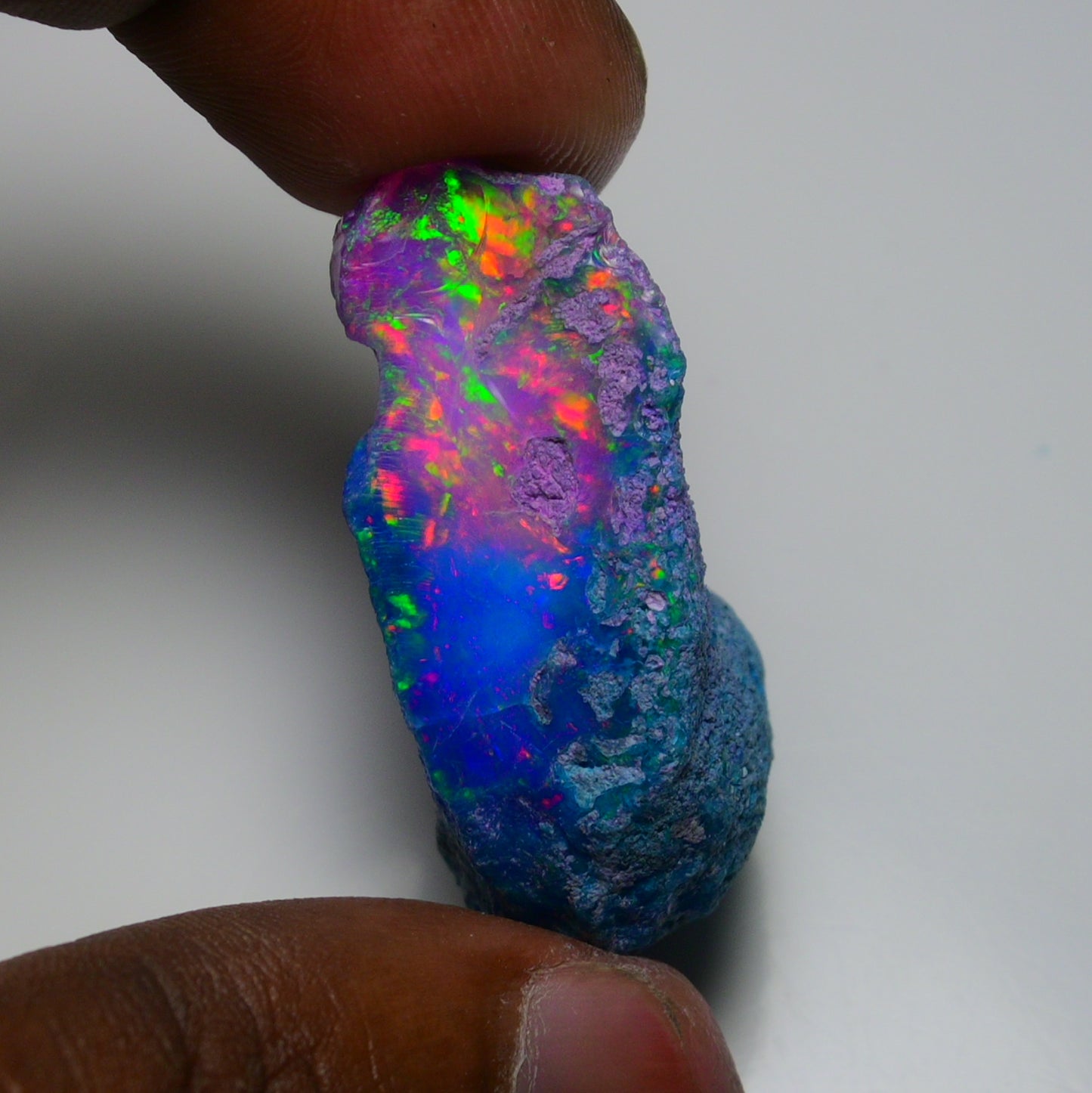 Very Rare Bi-Color Opal Rough 50.00 Cts Natural Ethiopian Opal Raw Jewelry Grade