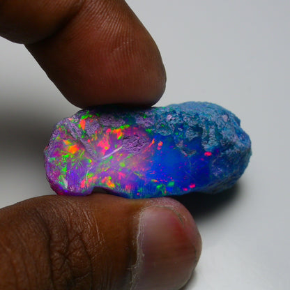 Very Rare Bi-Color Opal Rough 50.00 Cts Natural Ethiopian Opal Raw Jewelry Grade