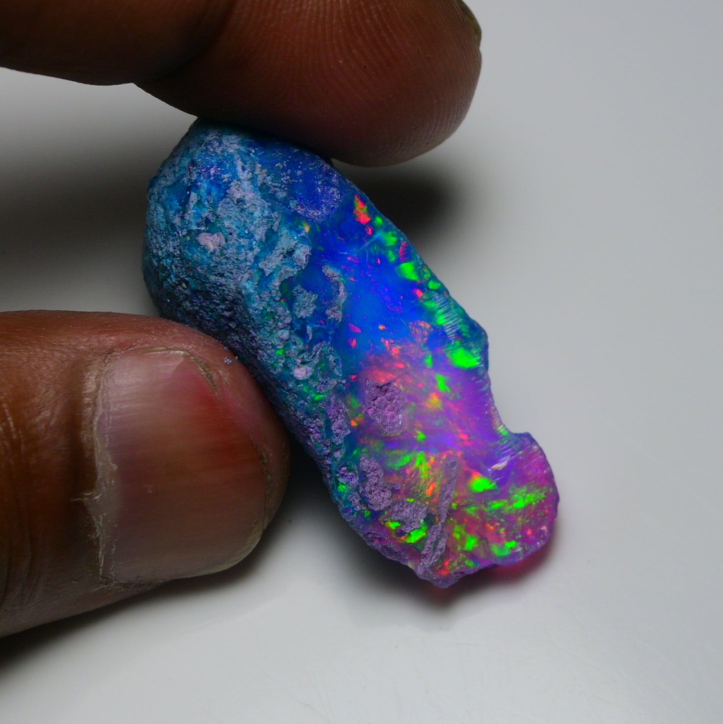 Very Rare Bi-Color Opal Rough 50.00 Cts Natural Ethiopian Opal Raw Jewelry Grade