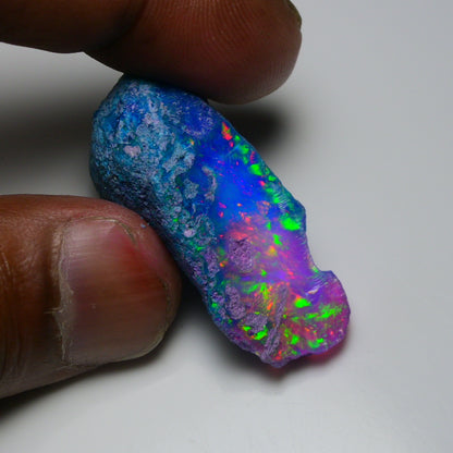 Very Rare Bi-Color Opal Rough 50.00 Cts Natural Ethiopian Opal Raw Jewelry Grade
