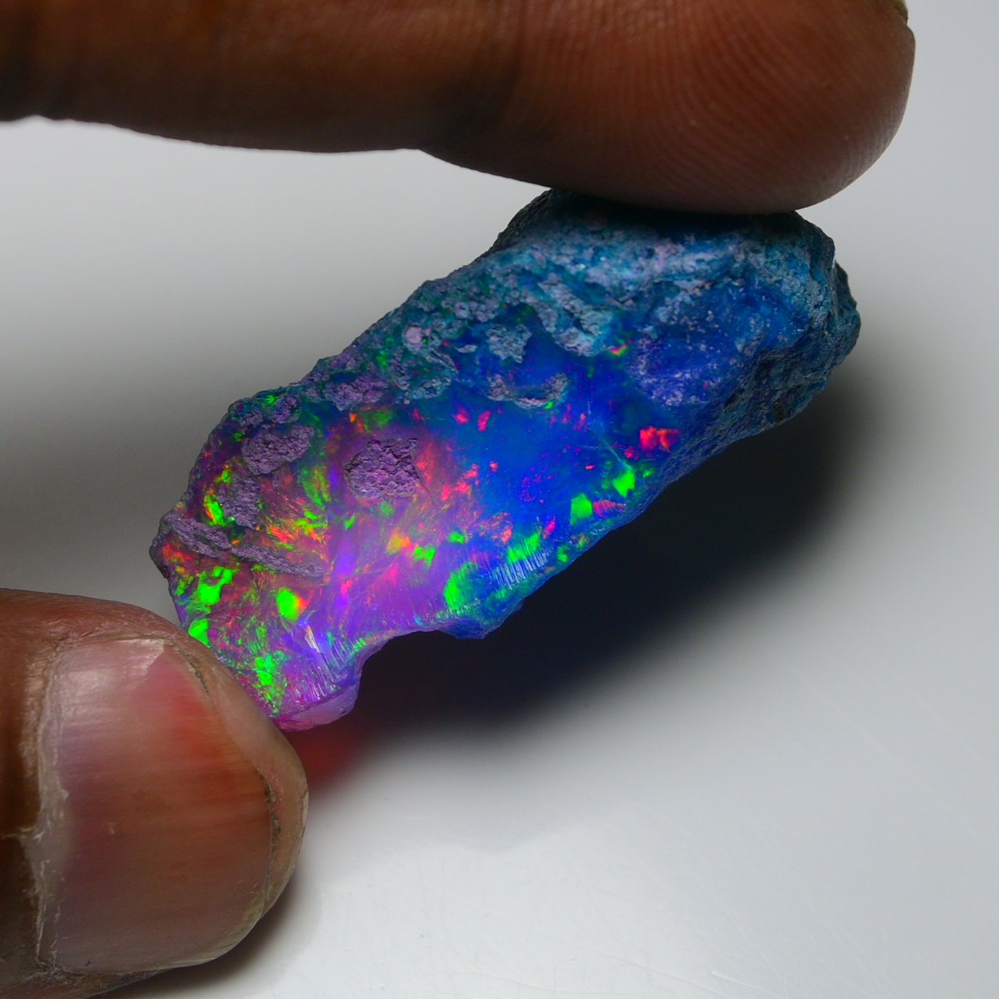 Very Rare Bi-Color Opal Rough 50.00 Cts Natural Ethiopian Opal Raw Jewelry Grade