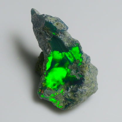 Black Opal Weight: 9.00  Carats | Natural Black Ethiopian Opal Rough - Ready for Cutting & Jewelry