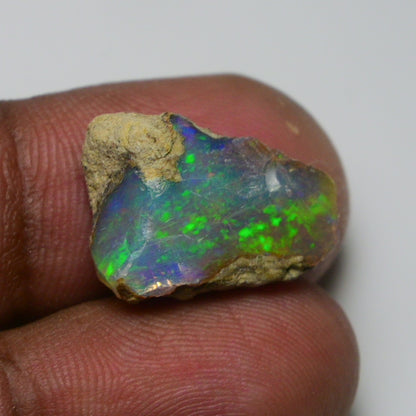 Rare White Opal 7.80 Carats | Natural White Ethiopian Opal Rough - Ready for Cutting & Jewelry!