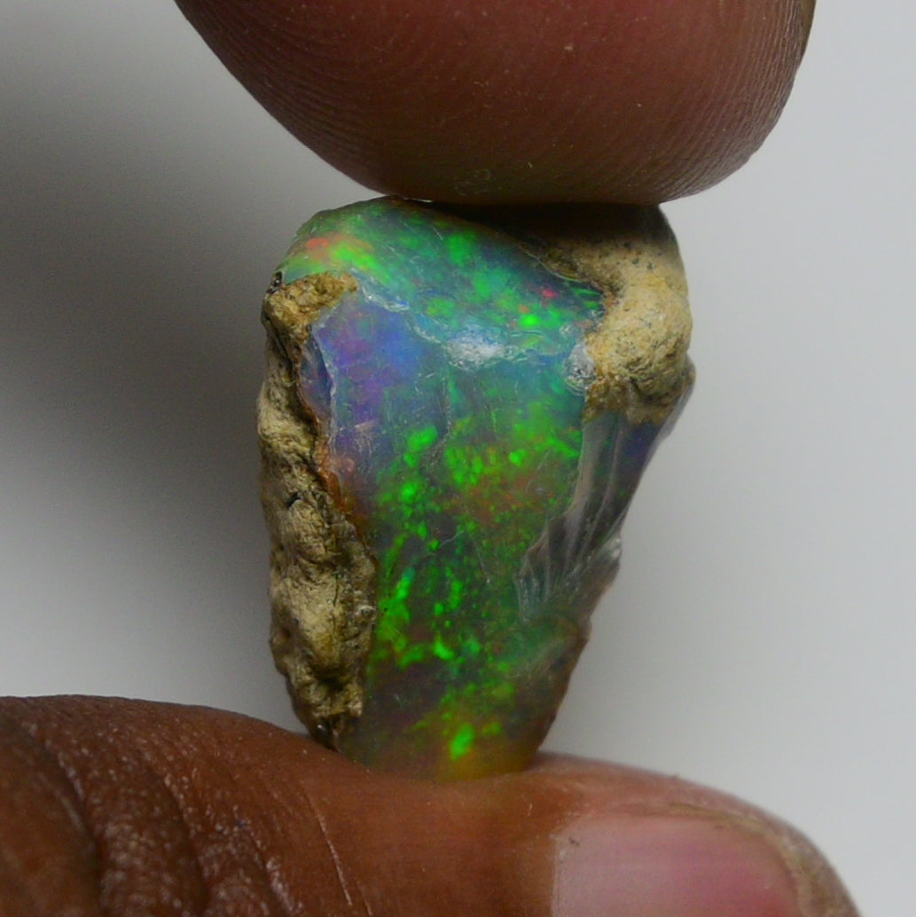 Rare White Opal 7.80 Carats | Natural White Ethiopian Opal Rough - Ready for Cutting & Jewelry!