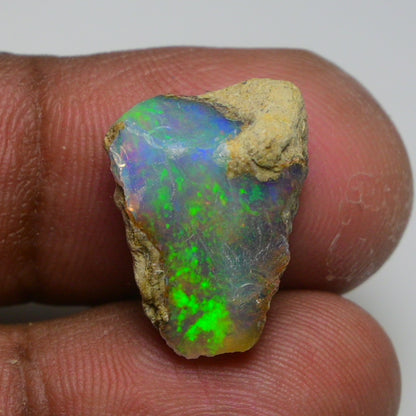 Rare White Opal 7.80 Carats | Natural White Ethiopian Opal Rough - Ready for Cutting & Jewelry!
