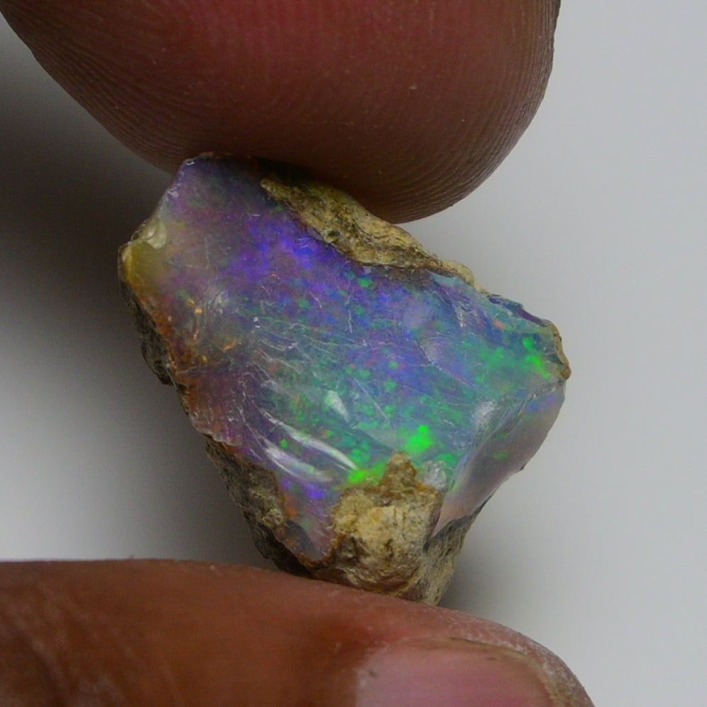 Rare White Opal 7.80 Carats | Natural White Ethiopian Opal Rough - Ready for Cutting & Jewelry!