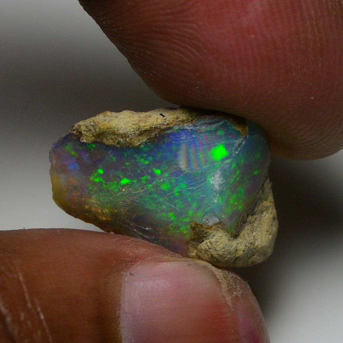 Rare White Opal 7.80 Carats | Natural White Ethiopian Opal Rough - Ready for Cutting & Jewelry!