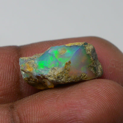 Rare White Opal 7.05 Carats | Natural White Ethiopian Opal Rough - Ready for Cutting & Jewelry!