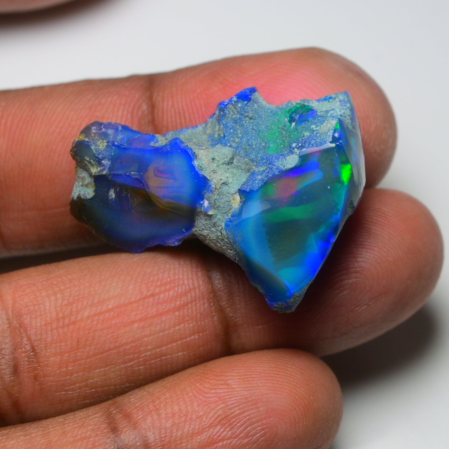 Rare Black Opal 34.80 Carats | Natural Black Ethiopian Opal Rough - Ready for Cutting & Jewelry!