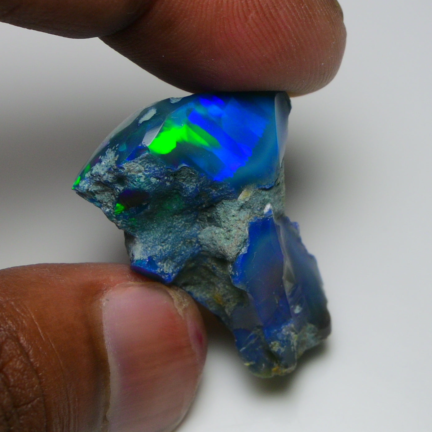 Rare Black Opal 34.80 Carats | Natural Black Ethiopian Opal Rough - Ready for Cutting & Jewelry!